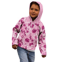 Mokihana Maile Ilima Leis Paniolo Palaka Kid Hoodie Hawaiian Omaomo Ulaula Spirit - Polynesian Pride