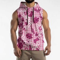 Mokihana Maile Ilima Leis Paniolo Palaka Sleeveless Hoodie Hawaiian Omaomo Ulaula Spirit LT9 - Polynesian Pride