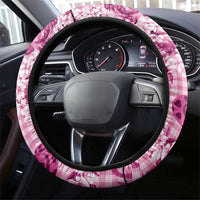 Mokihana Maile Ilima Leis Paniolo Palaka Steering Wheel Cover Hawaiian Omaomo Ulaula Spirit - Polynesian Pride