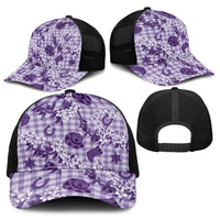 Mokihana Maile Ilima Leis Paniolo Palaka Baseball Net Cap Hawaiian Poni Spirit - Polynesian Pride