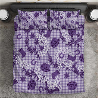 Mokihana Maile Ilima Leis Paniolo Palaka Bedding Set Hawaiian Poni Spirit - Polynesian Pride