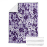 Mokihana Maile Ilima Leis Paniolo Palaka Blanket Hawaiian Poni Spirit - Polynesian Pride