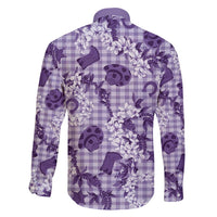 Mokihana Maile Ilima Leis Paniolo Palaka Family Matching Off Shoulder Short Dress and Hawaiian Shirt Hawaiian Poni Spirit - Polynesian Pride