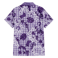Mokihana Maile Ilima Leis Paniolo Palaka Family Matching Summer Maxi Dress and Hawaiian Shirt Hawaiian Poni Spirit LT9 - Polynesian Pride