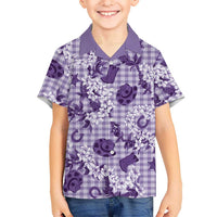 Mokihana Maile Ilima Leis Paniolo Palaka Hawaiian Shirt Hawaiian Poni Spirit - Polynesian Pride