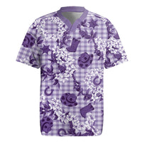 Mokihana Maile Ilima Leis Paniolo Palaka Rugby Jersey Hawaiian Poni Spirit - Polynesian Pride