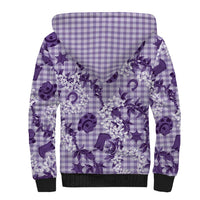 Mokihana Maile Ilima Leis Paniolo Palaka Sherpa Hoodie Hawaiian Poni Spirit - Polynesian Pride