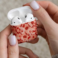 Mokihana Maile Ilima Leis Paniolo Palaka AirPods Case Hawaiian Ulaula Spirit - Polynesian Pride