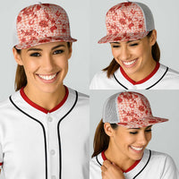 Mokihana Maile Ilima Leis Paniolo Palaka Baseball Net Cap Hawaiian Ulaula Spirit - Polynesian Pride