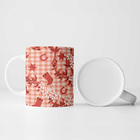 Mokihana Maile Ilima Leis Paniolo Palaka Ceramic Mug Hawaiian Ulaula Spirit - Polynesian Pride