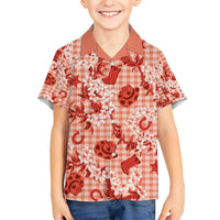 Mokihana Maile Ilima Leis Paniolo Palaka Hawaiian Shirt Hawaiian Ulaula Spirit - Polynesian Pride