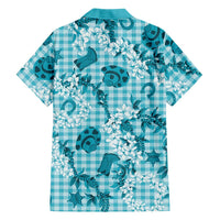 Mokihana Maile Ilima Leis Paniolo Palaka Family Matching Puletasi and Hawaiian Shirt Hawaiian Polu Opa Spirit LT9 - Polynesian Pride