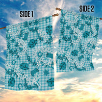 Mokihana Maile Ilima Leis Paniolo Palaka Garden Flag Hawaiian Polu Opa Spirit - Polynesian Pride