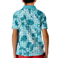 Mokihana Maile Ilima Leis Paniolo Palaka Kid Polo Shirt Hawaiian Polu Opa Spirit LT9 - Polynesian Pride