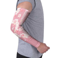 Soft Pink Hawaii Anthurium Plumeria Lei Arm Sleeves