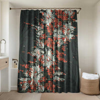 Hawaii Tartan With Hibiscus Bathroom Set Polynesian Pattern Vintage