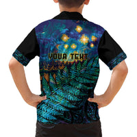 Matariki Te Tau Hou Maori Hawaiian Shirt New Zealand Silver Fern Night Starry Sky LT9 - Polynesian Pride
