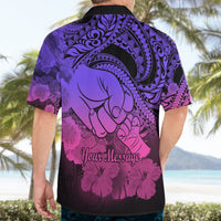 Personalised Polynesian Pride Happy Father Day Hawaiian Shirt I Love You Dad - Polynesian Tribal Gradient 2 LT9 - Polynesian Pride