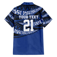 Fiji Rugby Pacific Custom Family Matching Long Sleeve Bodycon Dress and Hawaiian Shirt Pasifika Tapa Pattern