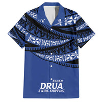 Fiji Rugby Pacific Custom Hawaiian Shirt Pasifika Tapa Pattern