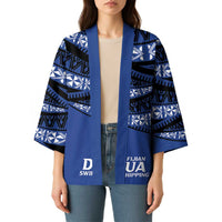 Fiji Rugby Pacific Custom Kimono Pasifika Tapa Pattern - Polynesian Pride