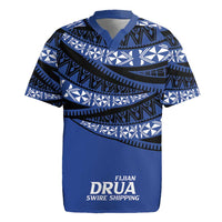 Fiji Rugby Pacific Custom Rugby Jersey Pasifika Tapa Pattern