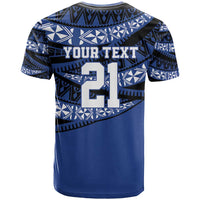 Fiji Rugby Pacific Custom T Shirt Pasifika Tapa Pattern