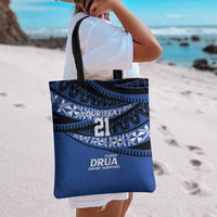 Fiji Rugby Pacific Custom Tote Bag Pasifika Tapa Pattern - Polynesian Pride