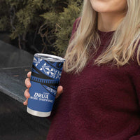 Fiji Rugby Pacific Custom Tumbler Cup Pasifika Tapa Pattern