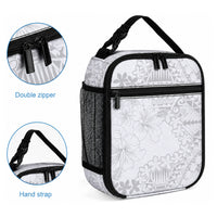 American Samoa Lotu Tamaiti Lunch Bag White Sunday Plumeria White Vibe