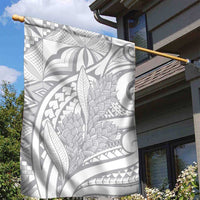 Lotu Tamaiti Samoa Siapo Garden Flag White Sunday With Teuila Torch Ginger