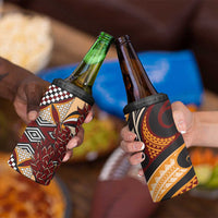 Vintage Samoa Siapo 4 in 1 Can Cooler Tumbler With Teuila Torch Ginger