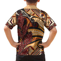 Vintage Samoa Siapo Family Matching Tank Maxi Dress and Hawaiian Shirt With Teuila Torch Ginger