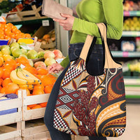 Vintage Samoa Siapo Grocery Bag With Teuila Torch Ginger