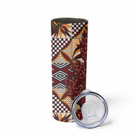 Vintage Samoa Siapo Skinny Tumbler With Teuila Torch Ginger