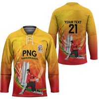 Custom Cricket PNG East Asia-Pacific Hockey Jersey Papua New Guinea Rise to Power - Polynesian Pride