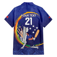 Custom Cricket Samoa East Asia-Pacific Hawaiian Shirt Samoa Storming the Limits - Polynesian Pride