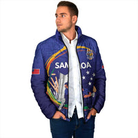 Custom Cricket Samoa East Asia-Pacific Padded Jacket Samoa Storming the Limits - Polynesian Pride