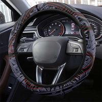 New Zealand Steering Wheel Cover Maori Kiwiana Pattern Tukutuku Motif