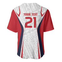 Custom Oceania Football Tahiti Baseball Jersey Polynesian Tribal Pattern
