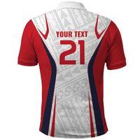 Custom Oceania Football Tahiti Polo Shirt Polynesian Tribal Pattern