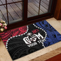 Personalized Guam 80th Anniversary Liberation Day Rubber Doormat Tano I Man Chamoru Since 1944