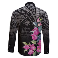 Guahan Puti Tai Nobiu Family Matching Mermaid Dress and Hawaiian Shirt Guam Bougainvillea Flower Art