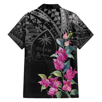 Guahan Puti Tai Nobiu Family Matching Puletasi and Hawaiian Shirt Guam Bougainvillea Flower Art LT9 - Polynesian Pride
