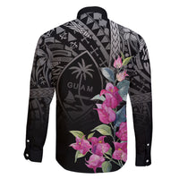 Guahan Puti Tai Nobiu Family Matching Puletasi and Hawaiian Shirt Guam Bougainvillea Flower Art LT9 - Polynesian Pride
