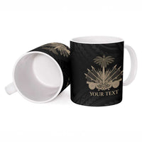 Personalized Haiti First Black Republic Ceramic Mug Negre Marron With Map And Flag - Polynesian Pride