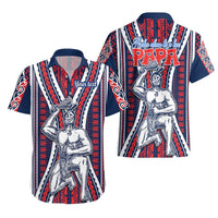 Personalised Aotearoa Father's Day Gift For Dad Hawaiian Shirt Aroha Ahau Ki A Koe Papa - Maori Style Pattern LT9 - Polynesian Pride