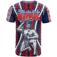 Custom Aotearoa Fathers Day Gift For Dad T Shirt Aroha Ahau Ki A Koe Papa Maori Style Pattern LT9 - Polynesian Pride