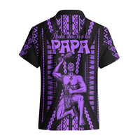 Maori Fathers Day New Zealand Hawaiian Shirt Aroha Ahau Ki A Koe Papa - Purple LT9 - Polynesian Pride