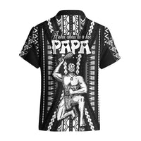 Custom Maori Fathers Day New Zealand Hawaiian Shirt Aroha Ahau Ki A Koe Papa - Black LT9 - Polynesian Pride